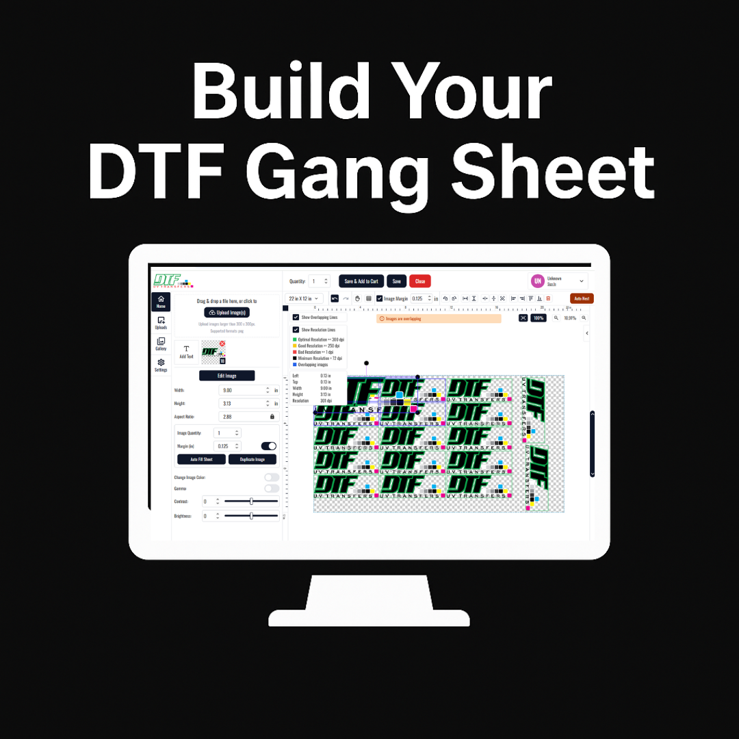 Build Your DTF Gang Sheet
